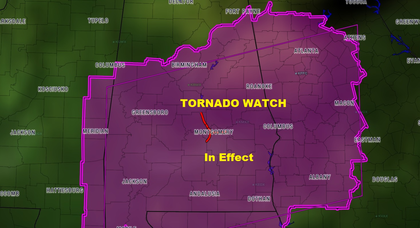 Tornado Watch Continues in Effect Rich Thomas