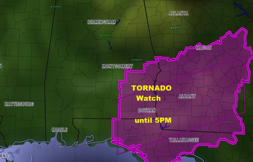 Tornado Watch for Southeast Alabama Rich Thomas