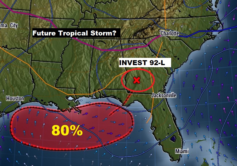 Potential Tropical Storm in the Gulf This Week - TUESDAY Video - Rich ...