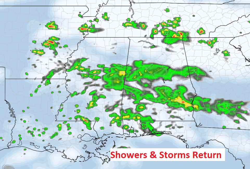 Showers Storms Return Tuesday Video Rich Thomas