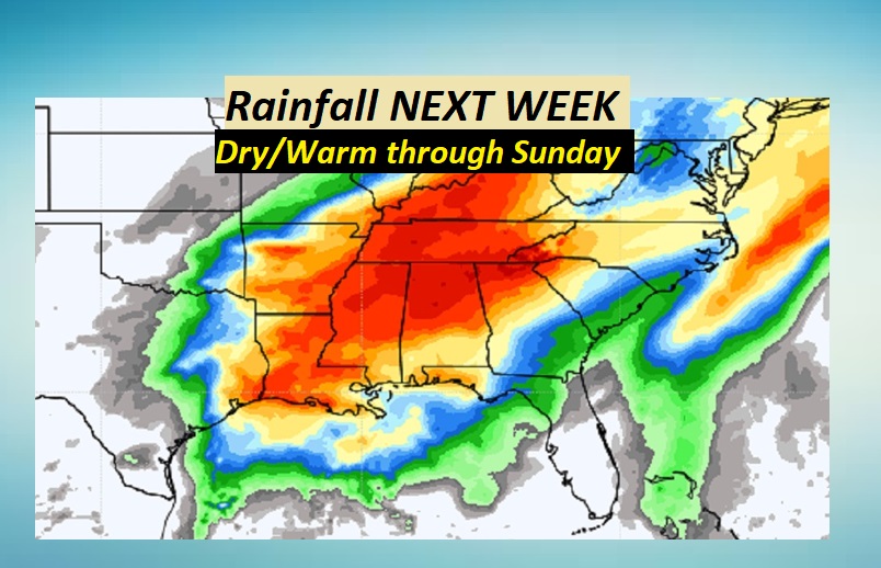 Dry Warm Through Weekend Wet Active Next Week Friday Video