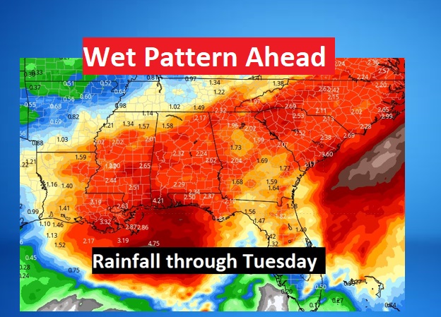 WEEKEND UPDATE: Warmer Weekend – Wet Pattern Ahead - Rich Thomas