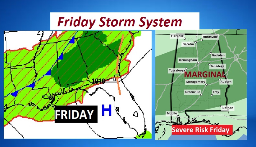 THURSDAY UPDATE: Friday Storm System – Updated Weekend Rain Chance ...